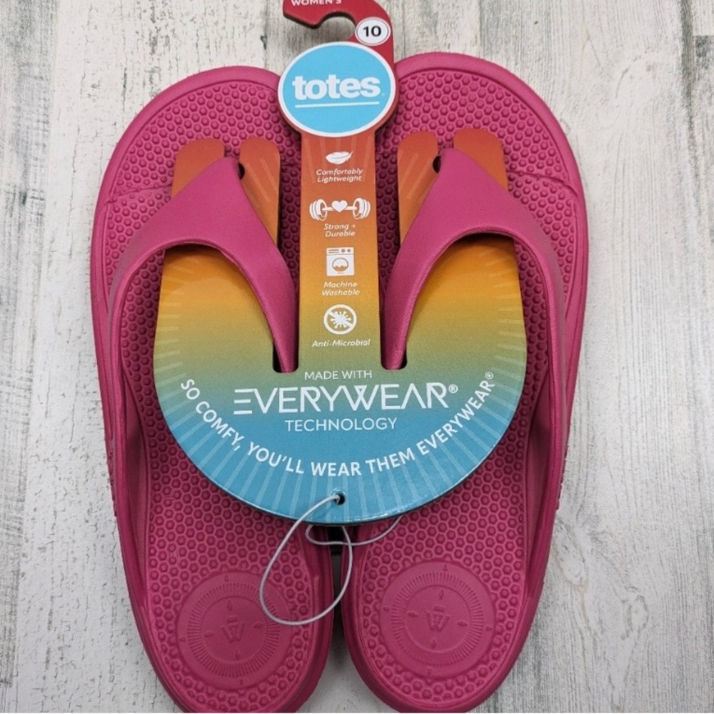 Totes Boost Your mood Flip Flop Sandals